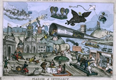 March of Intellect, 1829 by William Heath